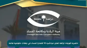 «ضربة قوية» نزاهة تعلن مباشرة 10 قضايا فساد في جهات حكومية هامة